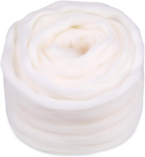 Filzwolle weiß 100g - weiß,