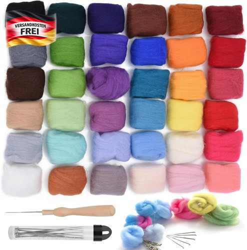 Filzwolle set farben - set,