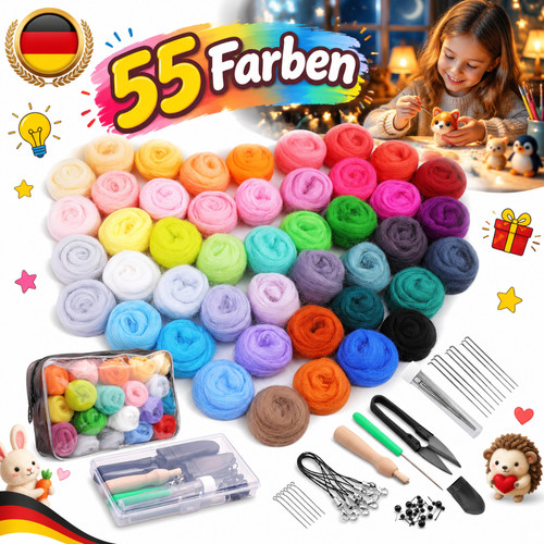 Farben trockenfilzen - 55,