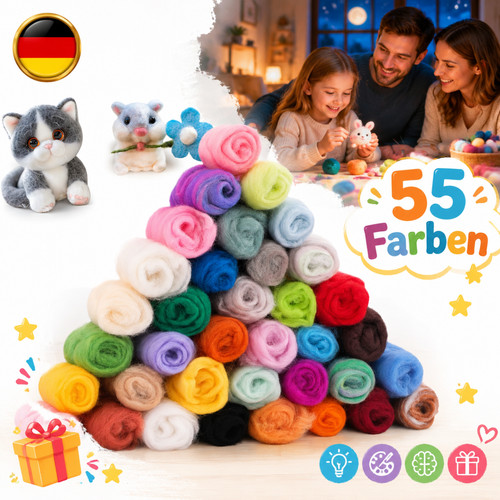 Trockenfilzen farben - trockenfilzen, 55
