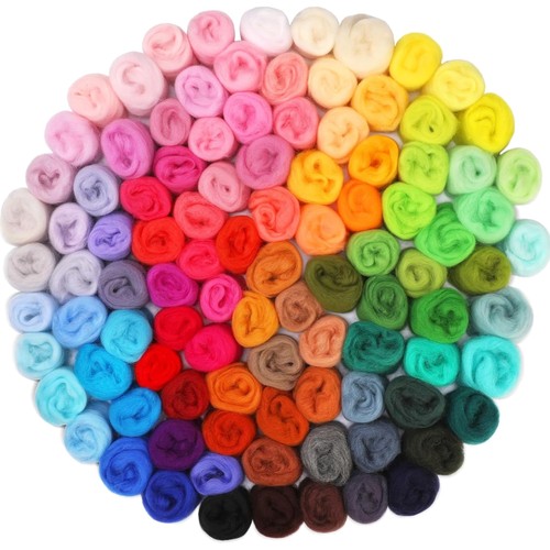 Filzwolle 100 farben set 300g - 100,