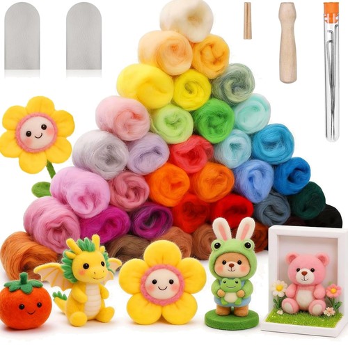 Filzwolle set farben 108g - farben,