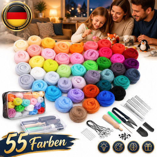 Filzwolle starter set - filzwolle, starter-set