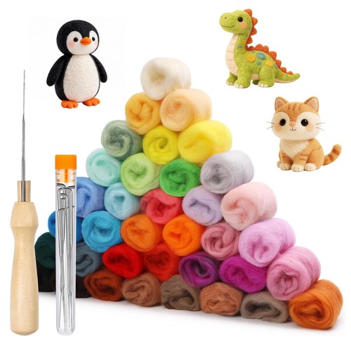 Filzwolle set farben 108g - set,