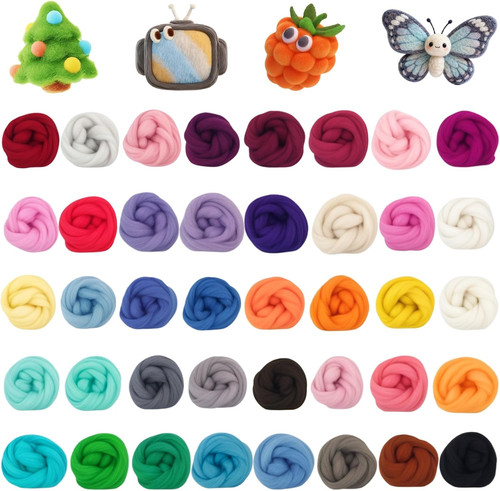 Filzwolle set farben für - set, 40